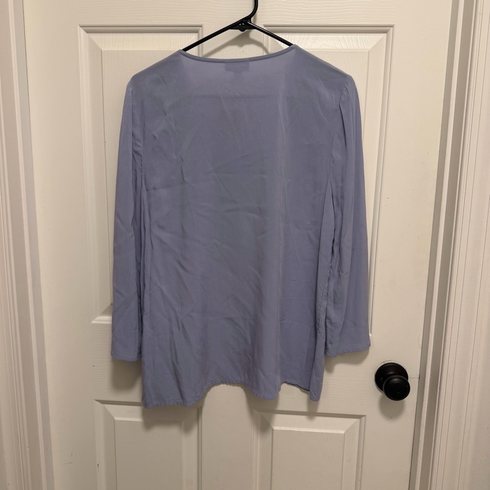 J Jill Embroidered Peasant Tunic Top Size Small - Picture 3 of 7